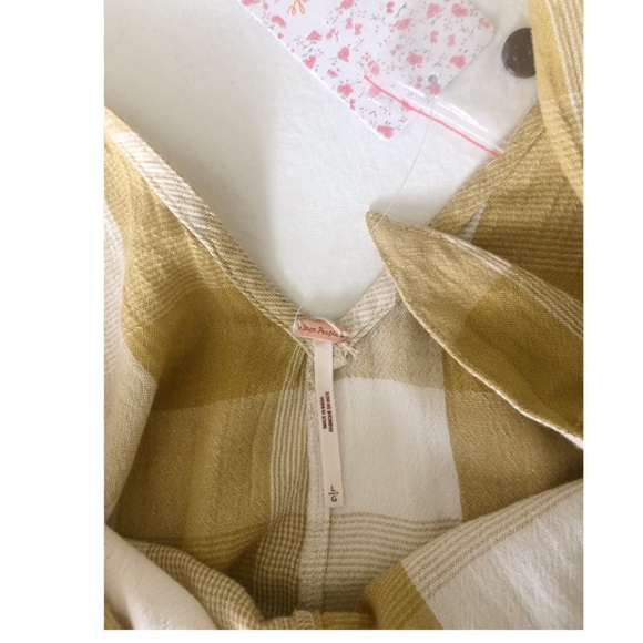 Free People Don’t you want this Citron Jumpsuit L - Picture 12 of 12